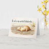 Carte Humour de la Science de citation de chimie de (Fleur jaune)