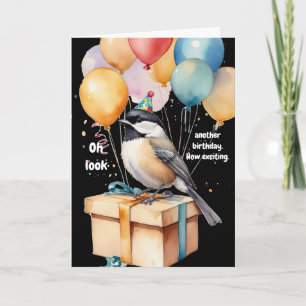 Carte Humour de l'anniversaire du poulet sarcastique cad