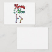 Carte Humour de Noël gay (Devant / Derrière)