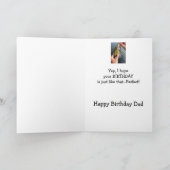 Carte Humour de pêche pour l'anniversaire de papa à Cust (Intérieur)