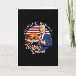 Carte Humour de Thanksgiving Trump Drôle Trump Gagnant G