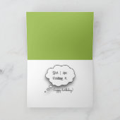 Carte Humour De Vache De Guernesey Pour 55E Anniversaire (Intérieur)