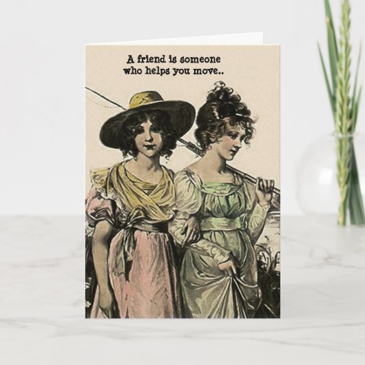 Carte Humour défini par BFF LOL Lady Friendship Secrets (Devant)