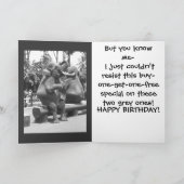 Carte Humour d'éléphant (Intérieur)