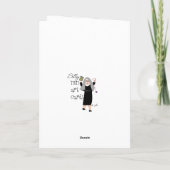 Carte Humour des religieuses catholiques (Dos)