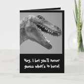 Carte Humour Dinosaur (Devant)