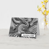 Carte Humour Dizzy Kaleidoscope Insomnia (Fleur jaune)