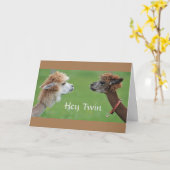 Carte Humour DOUCE SUR L'ANNIVERSAIRE DE MA VILLE PRÉFÉR (Fleur jaune)