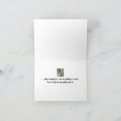 Carte Humour, drôle et stupide (Intérieur)