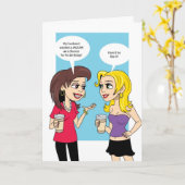 Carte Humour du joyeux anniversaire #149 (Fleur jaune)