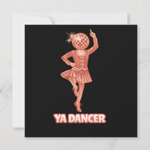 Carte humour écossais drôle ya danseur Félicitations