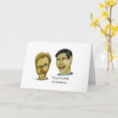 Carte Humour Guy Loving Retirement (Fleur jaune)