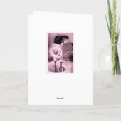 Carte Humour heureux du jour de mère de mélangeur rose (Dos)