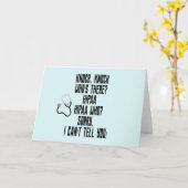 CARTE HUMOUR HIPAA (Fleur jaune)