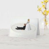 Carte Humour mariage (Fleur jaune)