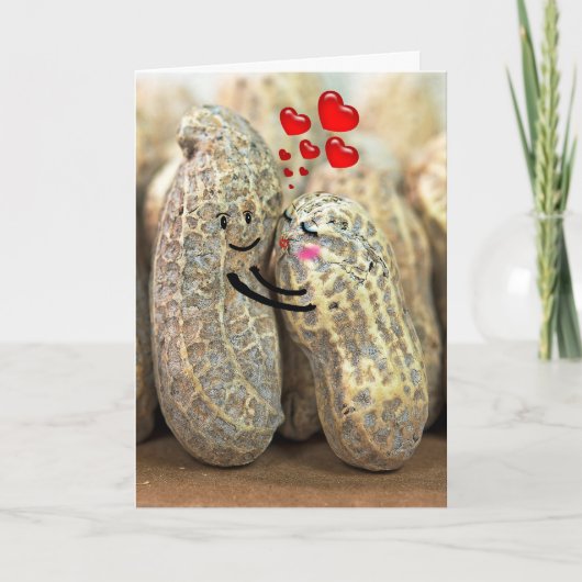 Carte Humour Mariage cacahuètes (Devant)