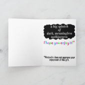 Carte Humour Nietzsche Anniversaire (Intérieur)