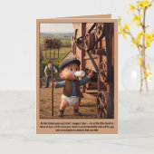 Carte humour noir bébé fait ses premiers pas (Fleur jaune)