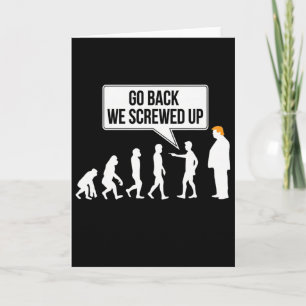 Carte Humour politique évolution anti-trump drôle