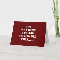 **HUMOUR POUR L'ANNIVERSAIRE DE VOTRE VIEUX* ANNIV