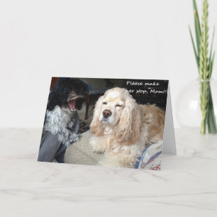 CARTE HUMOUR POUR ***MA MÈRE*** À VOTRE ANNIVERSAIRE