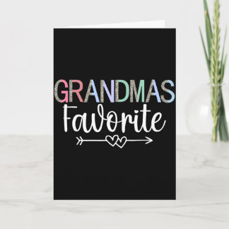 Carte Humour préféré des grands-mères grand-parent petit