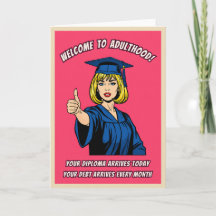 Humour rétro Art Pop pour la remise des diplômes u