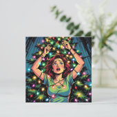 Carte Humour sarcastique de Noël drôle (Debout devant)
