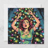 Carte Humour sarcastique de Noël drôle (Devant)