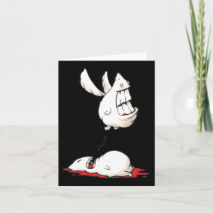 Carte Humour Sombre Fantôme Créature Étrange