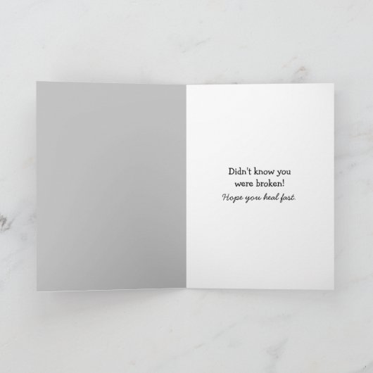 Carte Humour sur la vasectomie avec un chimpanzé (Intérieur)