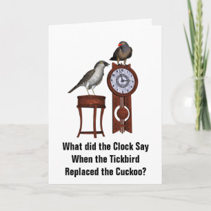 Carte Humour Tickbird