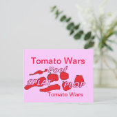 Carte Humour Tomato Wars (Debout devant)
