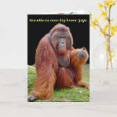 Carte Humour Vasectomie Se Bien Bientôt (Fleur jaune)