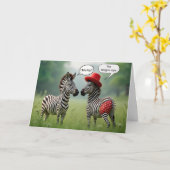 Carte Humour Zebra Pour Chirurgie De Remplacement De La (Fleur jaune)