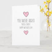 Carte Humouristique Fête des Mères (Fleur jaune)