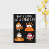 Carte Humpty A Eu Une Grande Automne Automne Dumpty Hall (Fleur jaune)