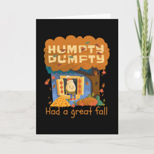 Carte Humpty Dumpty a eu une grande chute Bon automne à
