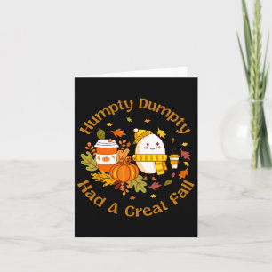 Carte Humpty Dumpty A Eu Une Grande Chute Drôle Bonne Ch