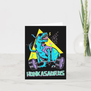 Carte Hunkasaurus Poids Bodybuilding Gym entraînement