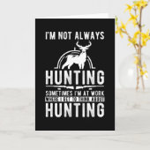 Carte Hunter Deer (Fleur jaune)