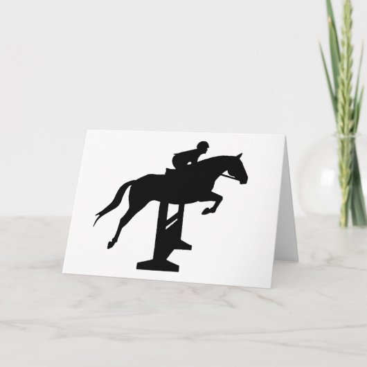 Carte Hunter Jumper Horse & Rider (Devant)