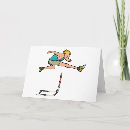 Carte Hurdling Hurdles (Devant)