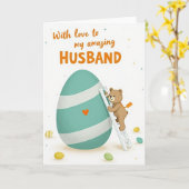 Carte Husband Love Celebration Card (Fleur jaune)