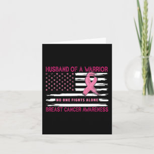 Carte Husband Of A Warrior Breast Cancer Awareness Suppo