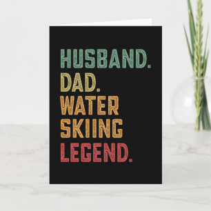 Carte Husband Papa Ski nautique Legend ski