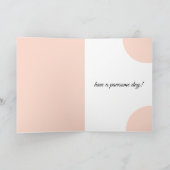 Carte Husky Puppy Folded Greeting Card (Intérieur)