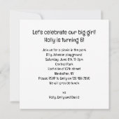 Carte Husky Siberian, Carte Husky, anniversaire de (Dos)