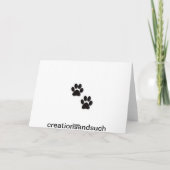 Carte Husky Thinking of You Greeting Card (Dos)