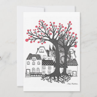 Carte Huslig Ekorre